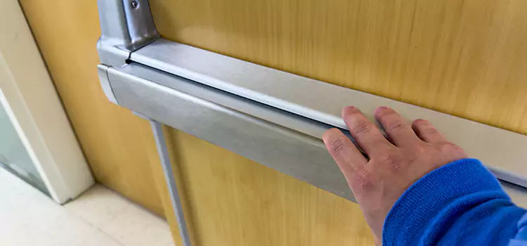 Installing a Push Bar on a Door Worcester